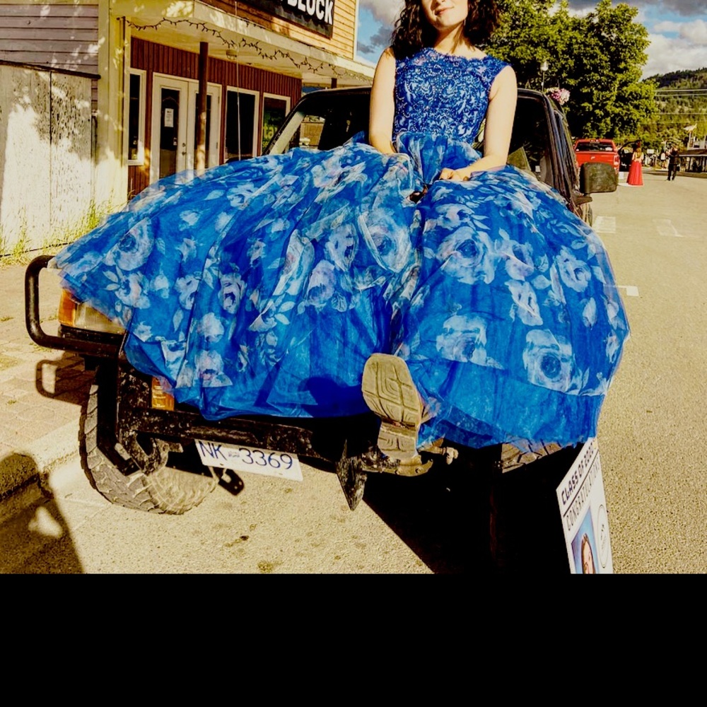 Ball gown type prom dress